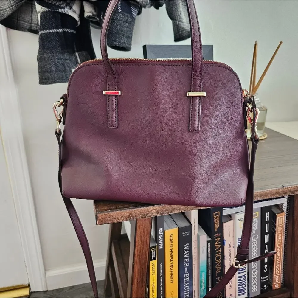 Kate Spade Cedar Street Maise Crossbody in Mulled Wine